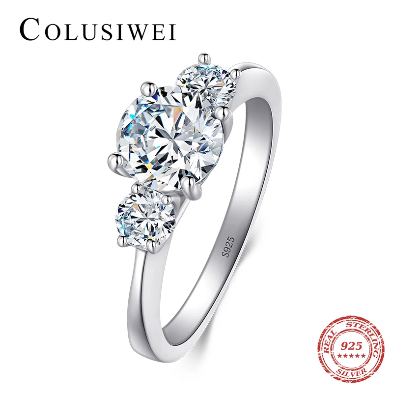 Женское кольцо из серебра 2019 пробы с фианитом | Украшения и аксессуары