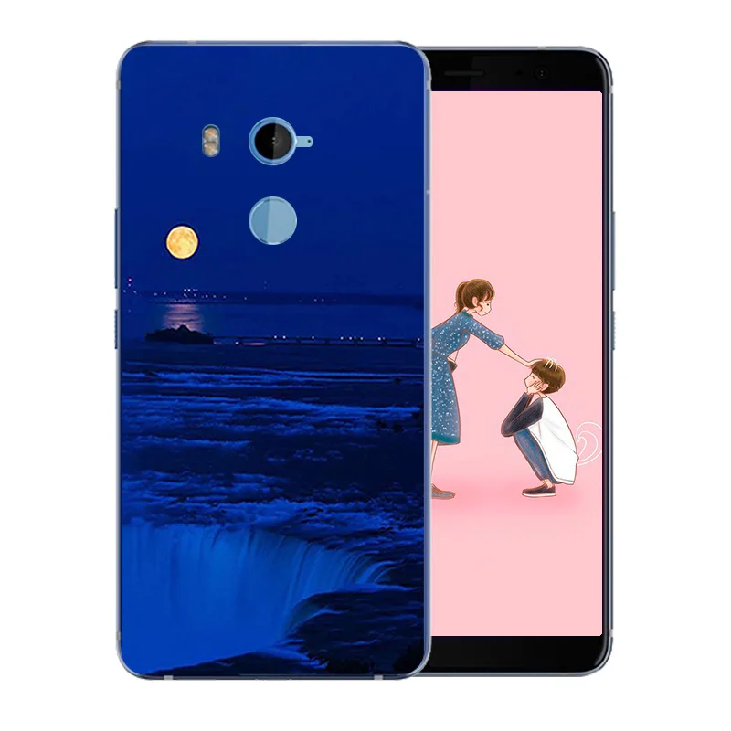 For HTC U 11 Plus Back Cover New Perfect Design Night Sky Pattern U11Plus 2Q4D200 Matte Full Protection Shell |