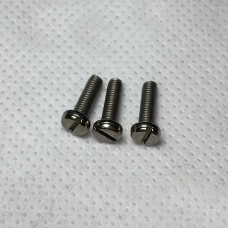 M1 Soltted Titanium Screws Cylindrical head Bolt DIN84 Solt Pure GR2/TA2 Length 2mm-6mm 1Pcs | Обустройство дома