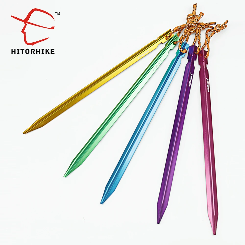 10 шт./лот палатка колышка синий/зеленый/оранжевый/красный/розовый 23 см