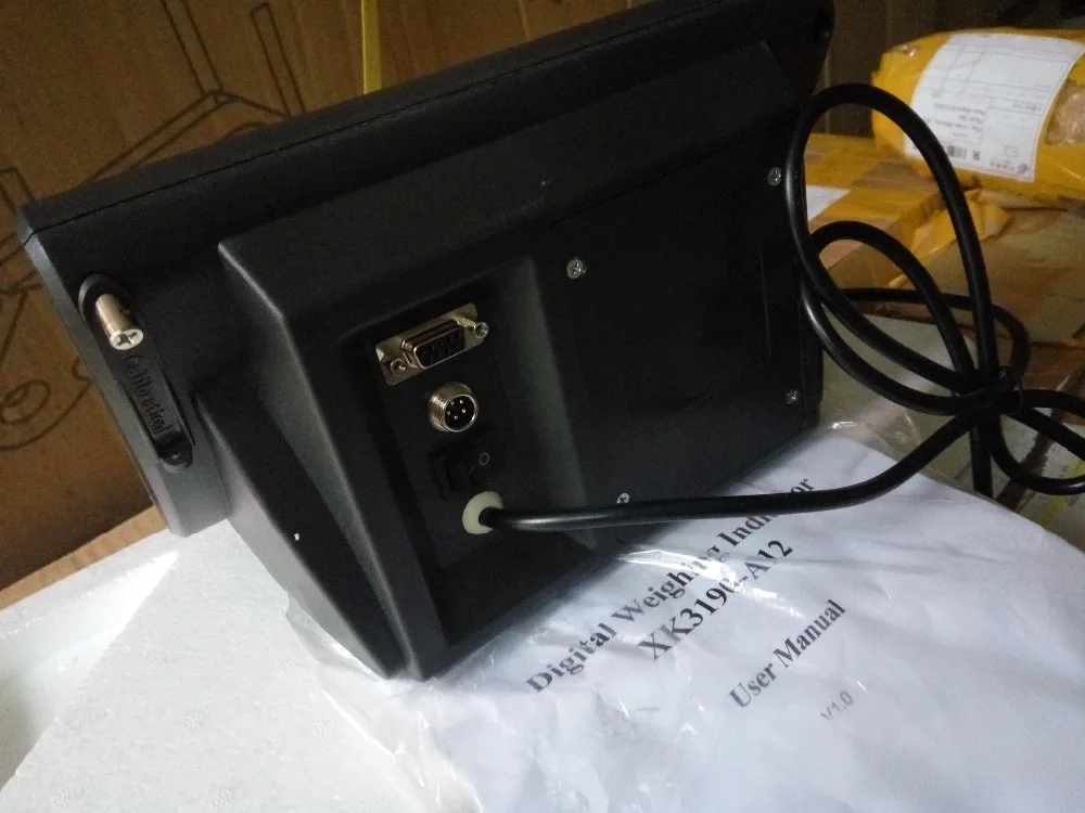 XK3190-A12+ E платформа весы светодиодный дисплей Английский вес индикатор без батареи Измеритель нагрузки контроллер XK3190-A12E Xk3190 A12+ E