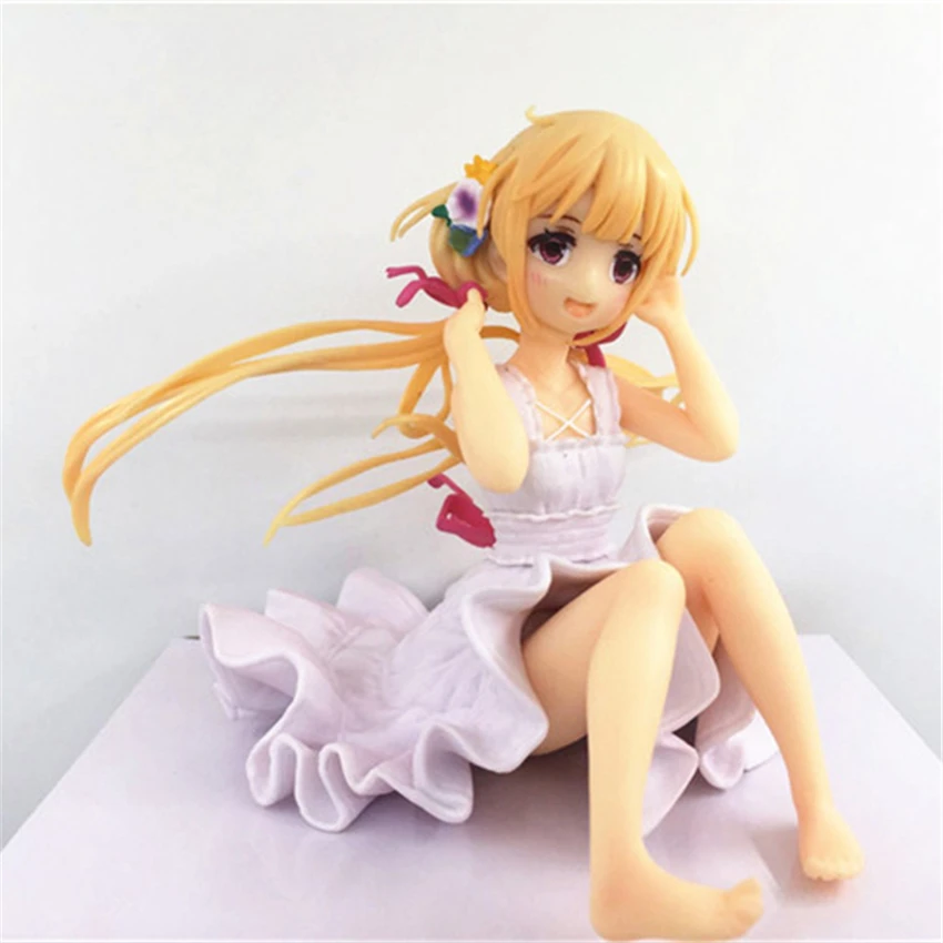 Haocaitoy фигурка игрушки Idolmaster Золушка девушки Futaba Anzu Аниме фигурки Куклы Алиса ПВХ