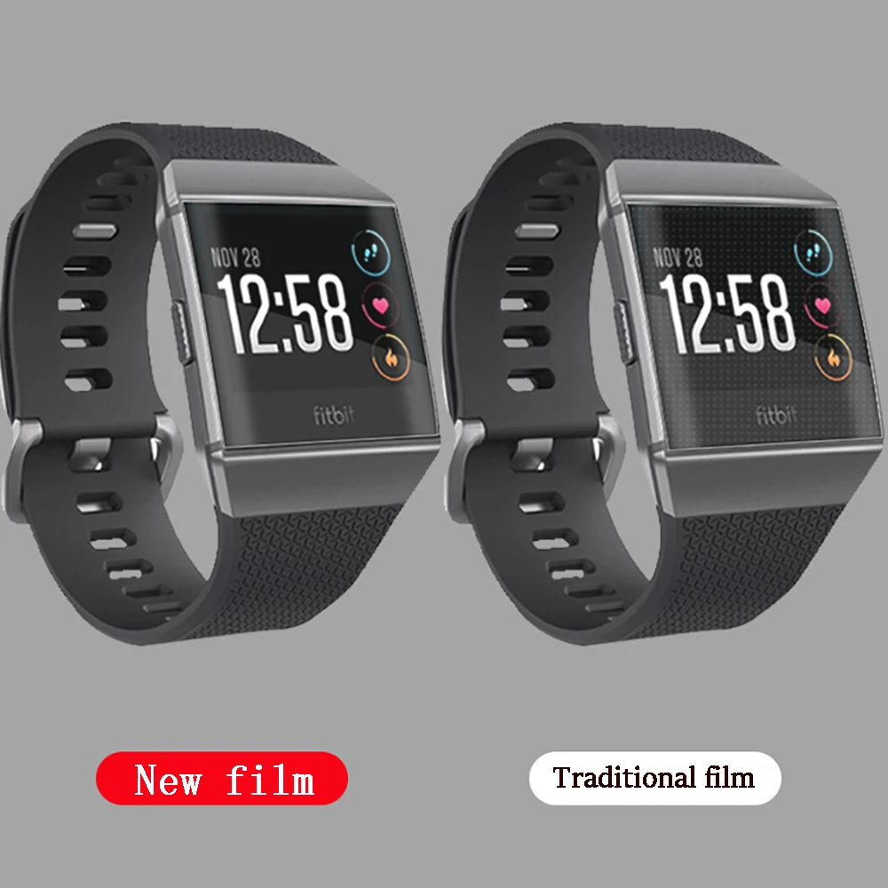 Для Fitbit Ionic Смарт часы анти шок мягкий ПЭТ ультра тонкий протектор экрана пленка HD