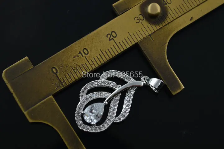 Кубический циркон CZ бусины микро проложили лист шармов мода женщина Neckalce