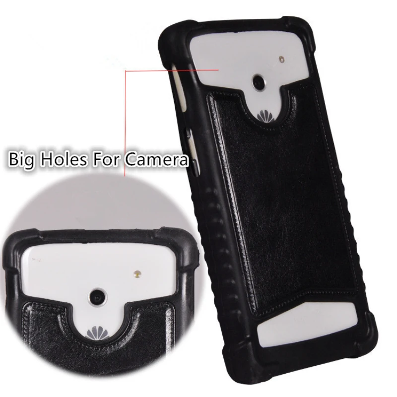 Новейший Универсальный Мягкий чехол Кремния + PU Case Бампер Задняя Крышка Для Fly