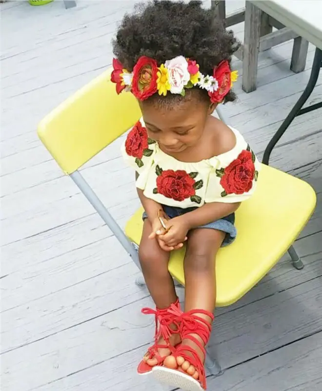 2019 New Fashion Baby Girls Rose off lshoulder white T-shirt 3D Flower Tops +Denim hole shorts Toddler Kids Outfits Clothes |