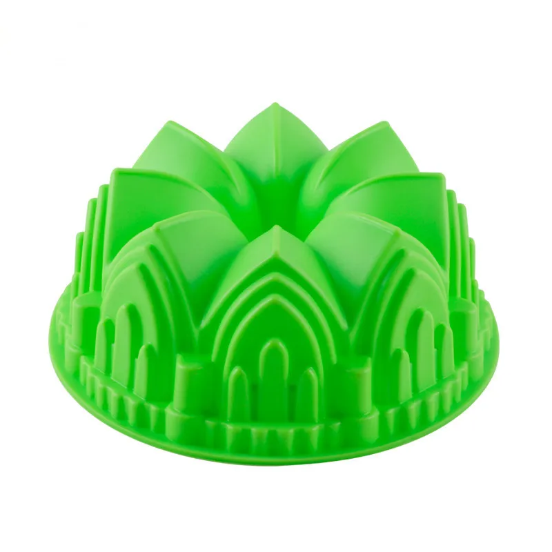 Новинка большой Корона замок силиконовые формы торт 3D торта на день рождения украшения Инструменты DIY выпечки Кондитерские инструмент бисквит формы Формы для выпечки