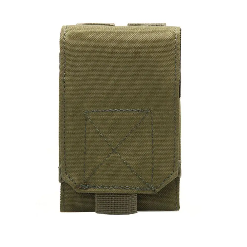 Тактическая кобура MOLLE армейская камуфляжная сумка крюк петля ремень сумка кобура Чехол для мобильного телефона наружное оборудование - Цвет: Army Green
