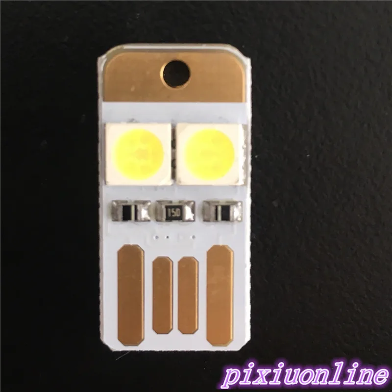 1 шт. M368Y 0 5 Вт USB светодиодный двухсторонний холодный белый свет светоизлучающие