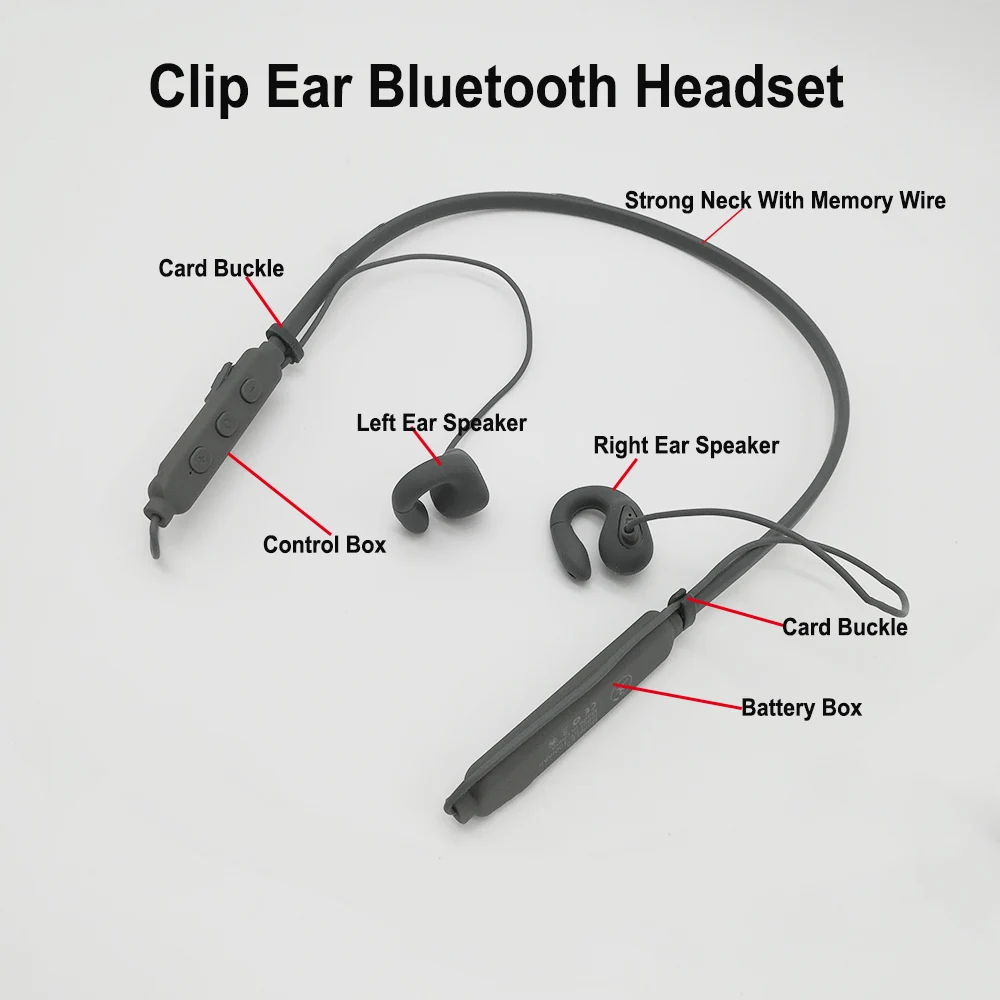 E2 HD звук Качество клип уха Bluetooth гарнитура с микрофоном высокой четкости падение