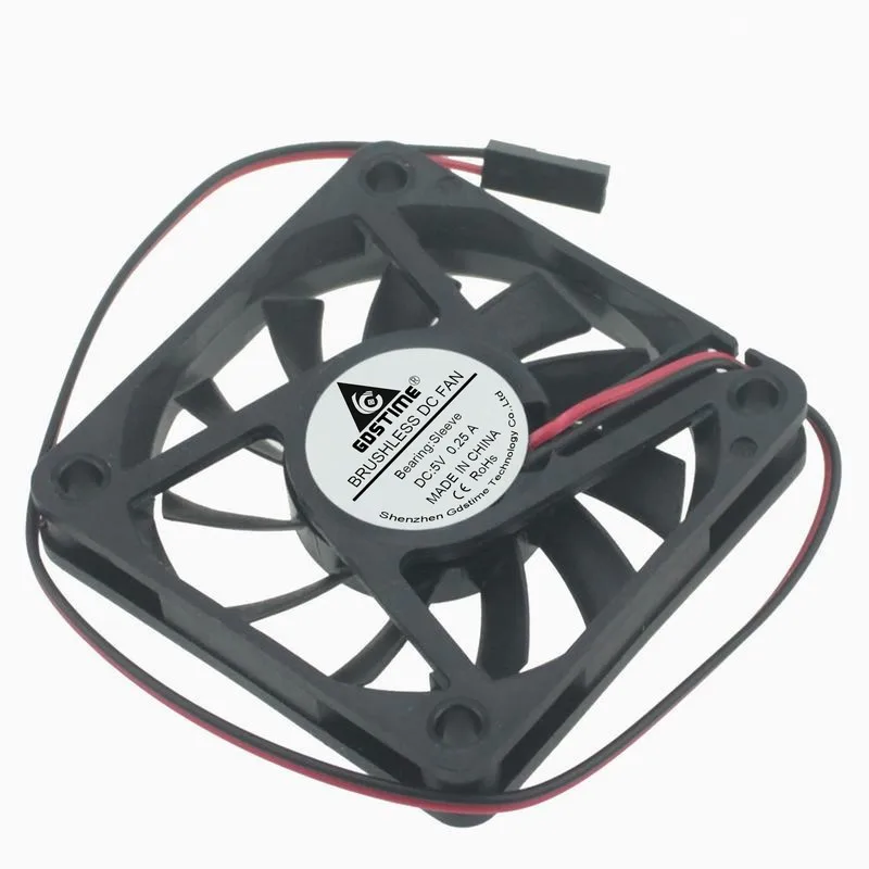 DC 5V 12v 6cm 60x60x10MM видеокарта Бесщеточный Охлаждающий вентилятор масляный