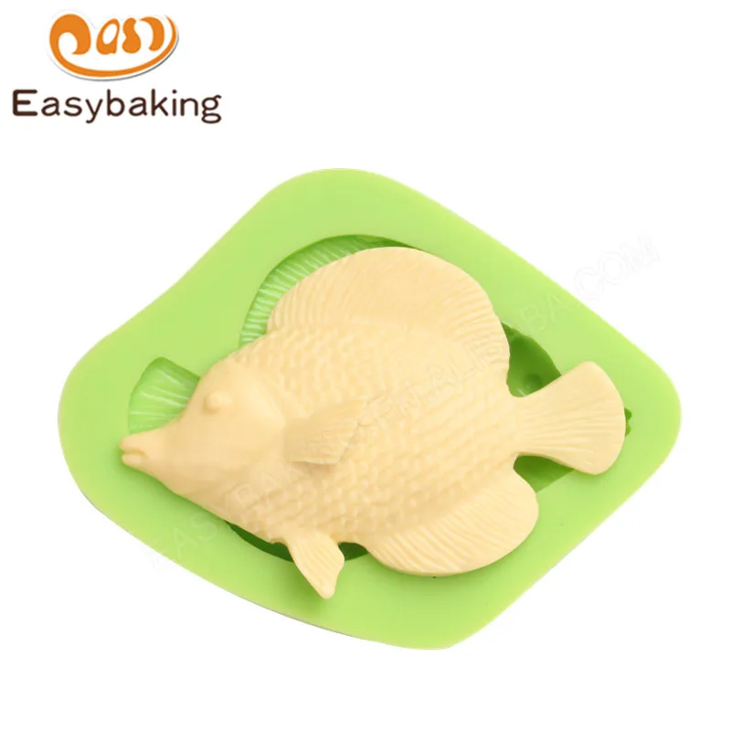 Силиконовая форма для морской рыбы кекса топпера помадки украшения торта