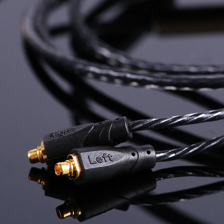 DIY SE215 MMCX в ухо наушники 1DD + 1BA Стерео шумоподавление бас гарнитура с кабель для shure