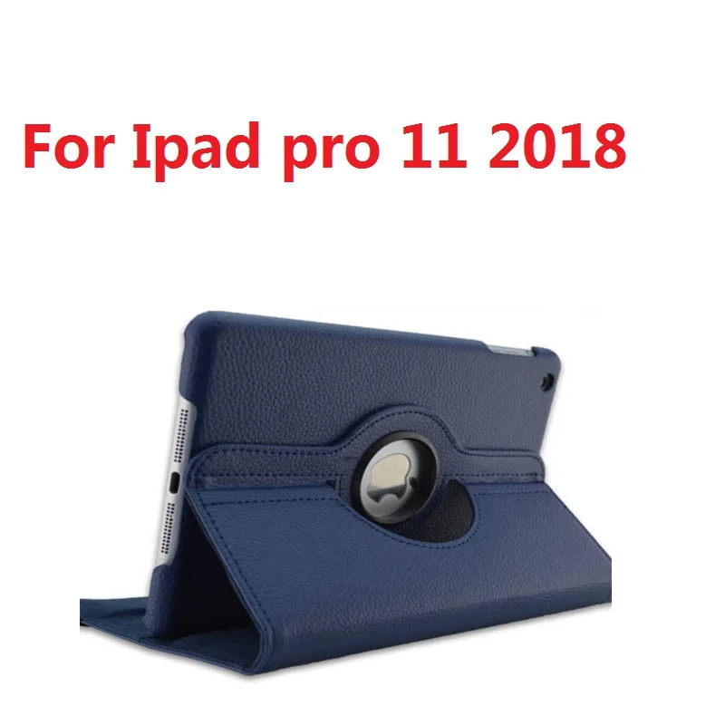pro 11 2018 blue Чехол для iPad Pro 11 12,9 9,7 10,5 с магнитом с автоматическим включением и отключением экрана Стенд кожаный чехол для iPAD Air 1 iPad 2 3 4 9,7 - Цвет: pro 11 2018 blue