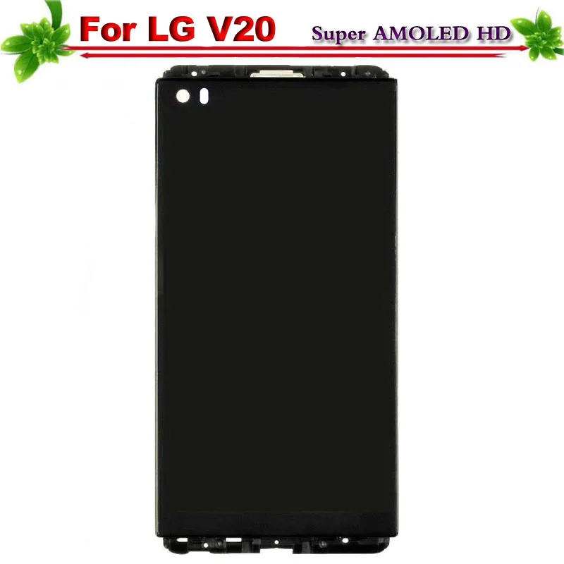 Замена для LG V20 ЖК дисплей Дисплей с рамкой Сенсорный экран дигитайзер в сборе VS995