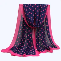 chiffon polka dot scarf shawl for women wraps wrap hijab cape summer scarves winter sciarpa and mujer stoles scarfs schal shawls
