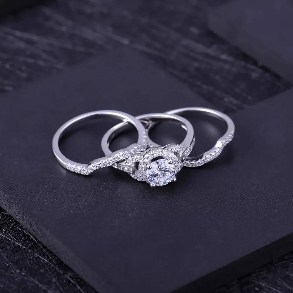 Женские Балетные кольца GEM'S роскошные обручальные из стерлингового серебра 925