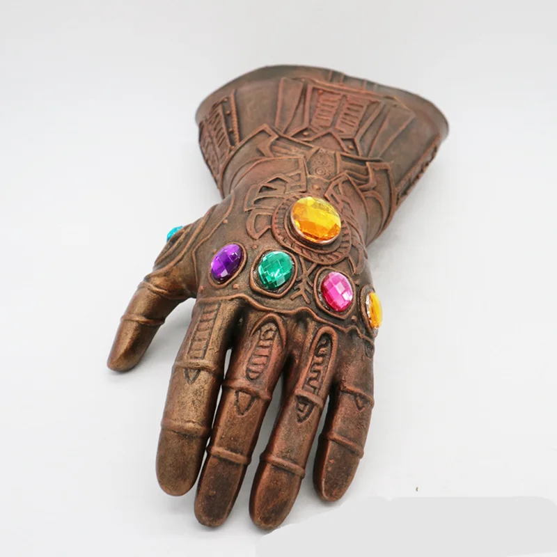 Thanos Super Infinitely Gauntlet Mask Toys Thor 3 Cosplay Prop Costume Snap Gloves Gemstone Weapon of Destruction War Collection | Игрушки и