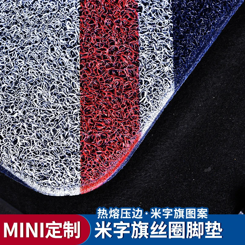 Совершенно новый коврик из проволоки напольный в стиле Red Union Jack для Mini Cooper F56 F55 F54