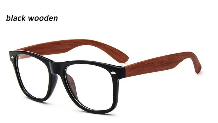 C4 Black Wooden Модная большая стеклянная оправа es для мужчин и женщин ретро винтажная декоративная оправа с прозрачными линзами круглая стеклянная оправа Oculos De Grau - Цвет оправы: C4 Black Wooden