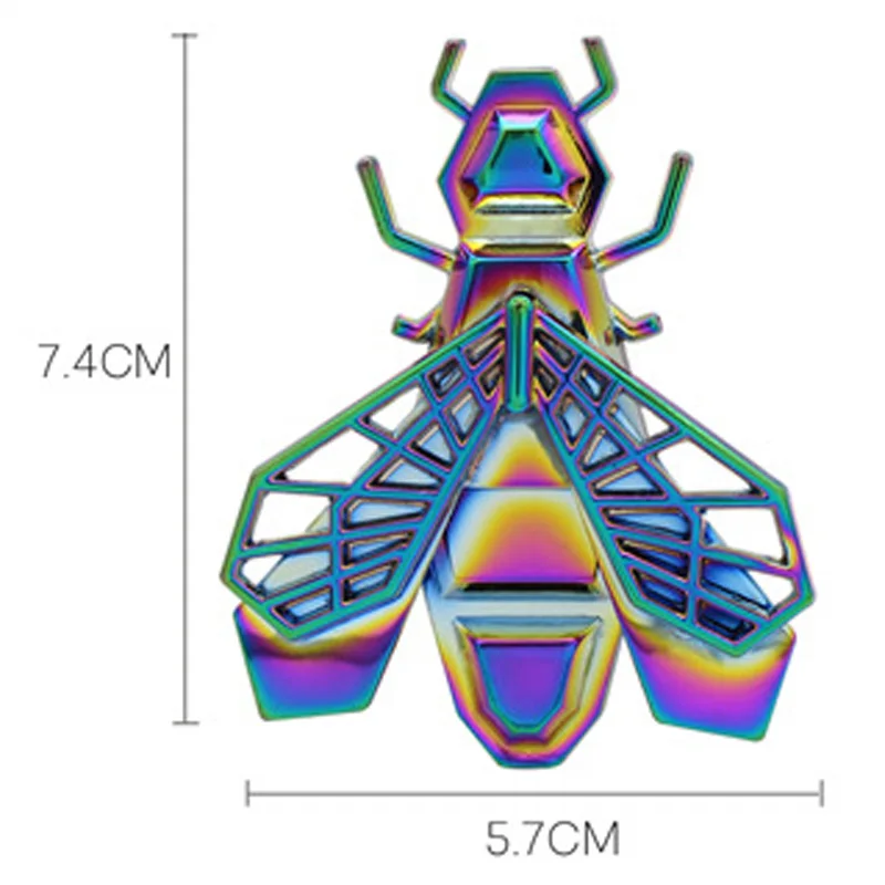 2018 Модный новогодний костюм для мужчин брошь в виде красочным покрытием броши