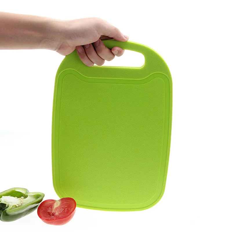 Chopping Blocks cutting board Green household non-slip leak-proof juice mini cut fruit kitchen tools |