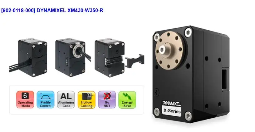Привод DYNAMIXEL XM430-W350-R Korea ROBOTIS Dynamixel X series сервопривод механический рулевой механизм