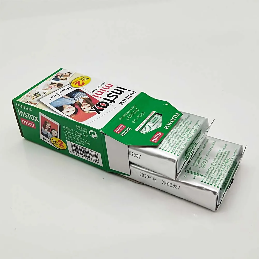 Белая фотобумага Fujifilm Fuji Instax Mini 100 листов мгновенная для фотоаппарата 9 8 7S 70 90 25