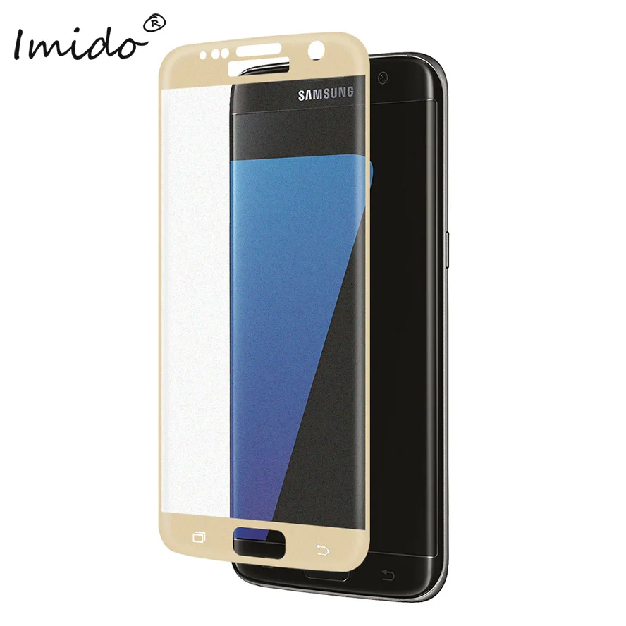 IMIDO хит продаж 3D закругленные края Полное покрытие экрана протектор для samsung S7 S8