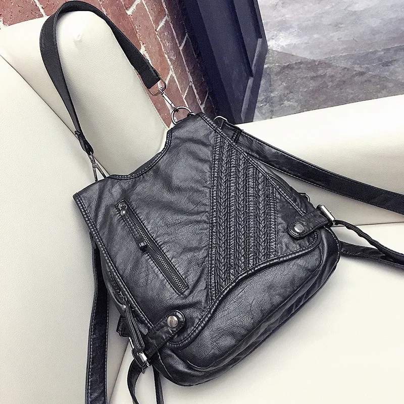 2018 Пояса из натуральной кожи Для женщин рюкзак сумка Многофункциональный