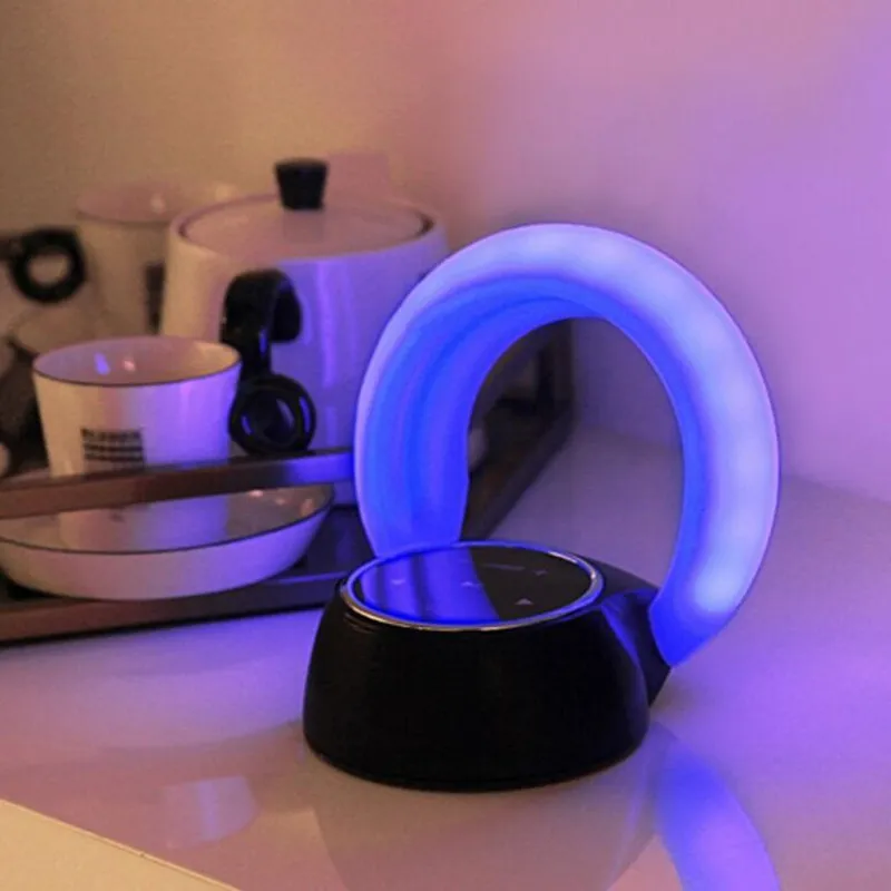 5 шт. Бесплатная доставка Новые лампы динамик bluetooth Bluetooth Smart Touch атмосферу Moon Bay