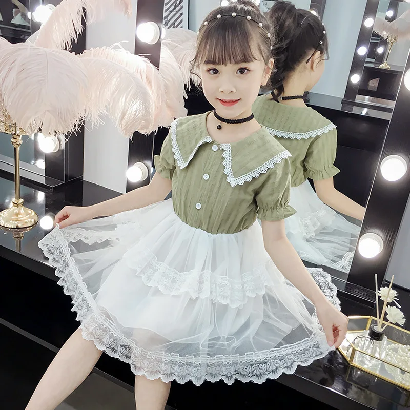 fashion girls dress 2019 summer clothes toddler baby vestidos girl party elegant and wedding 10 12 14 years | Детская одежда и
