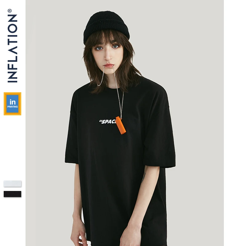 INFLATION 2019 Женская/мужская футболка с Аниме Мужская хлопчатобумажная одежда в