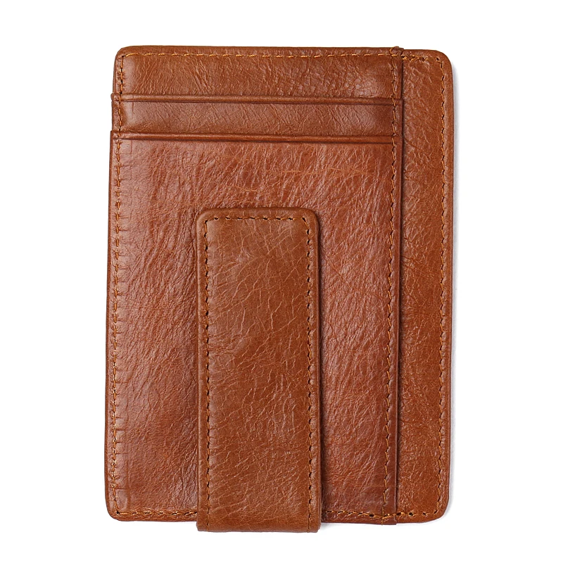 Новый Модный женский мужской кошелек RFID блокирующий зажим для денег магнитный