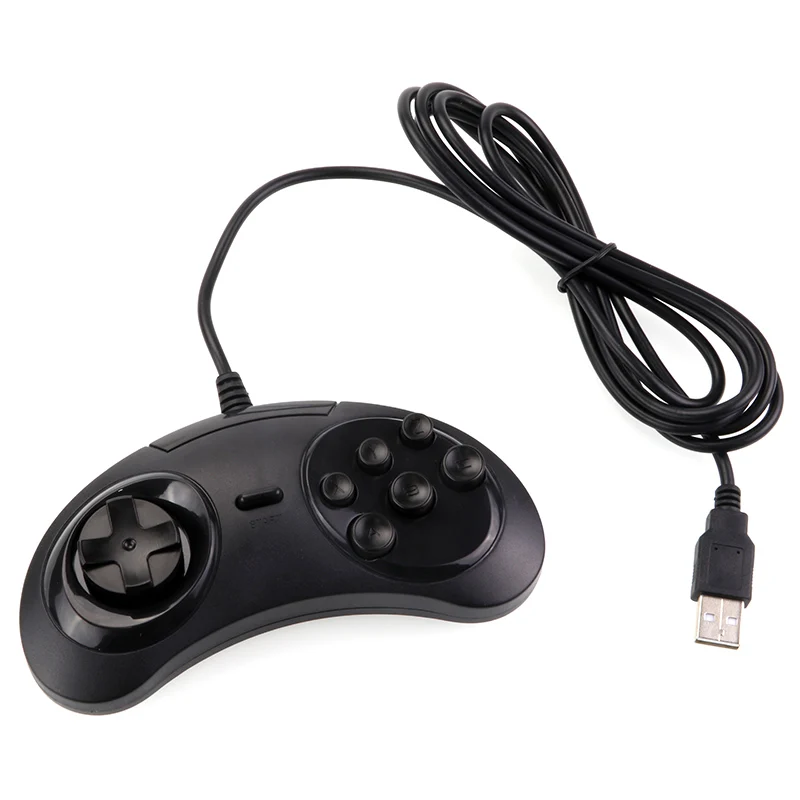 Anbes USB геймпад игровой контроллер 6 Пуговицы игровая usb джойстик держатель для ПК