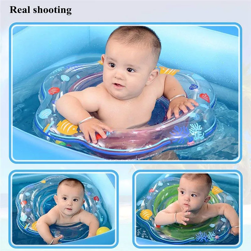 

Baby Kids Summer Swimming Pool Swimming Ring Seat Inflatable Circle Swim Float Water Fun Pool Toys Newborns Bathing Safety Swim