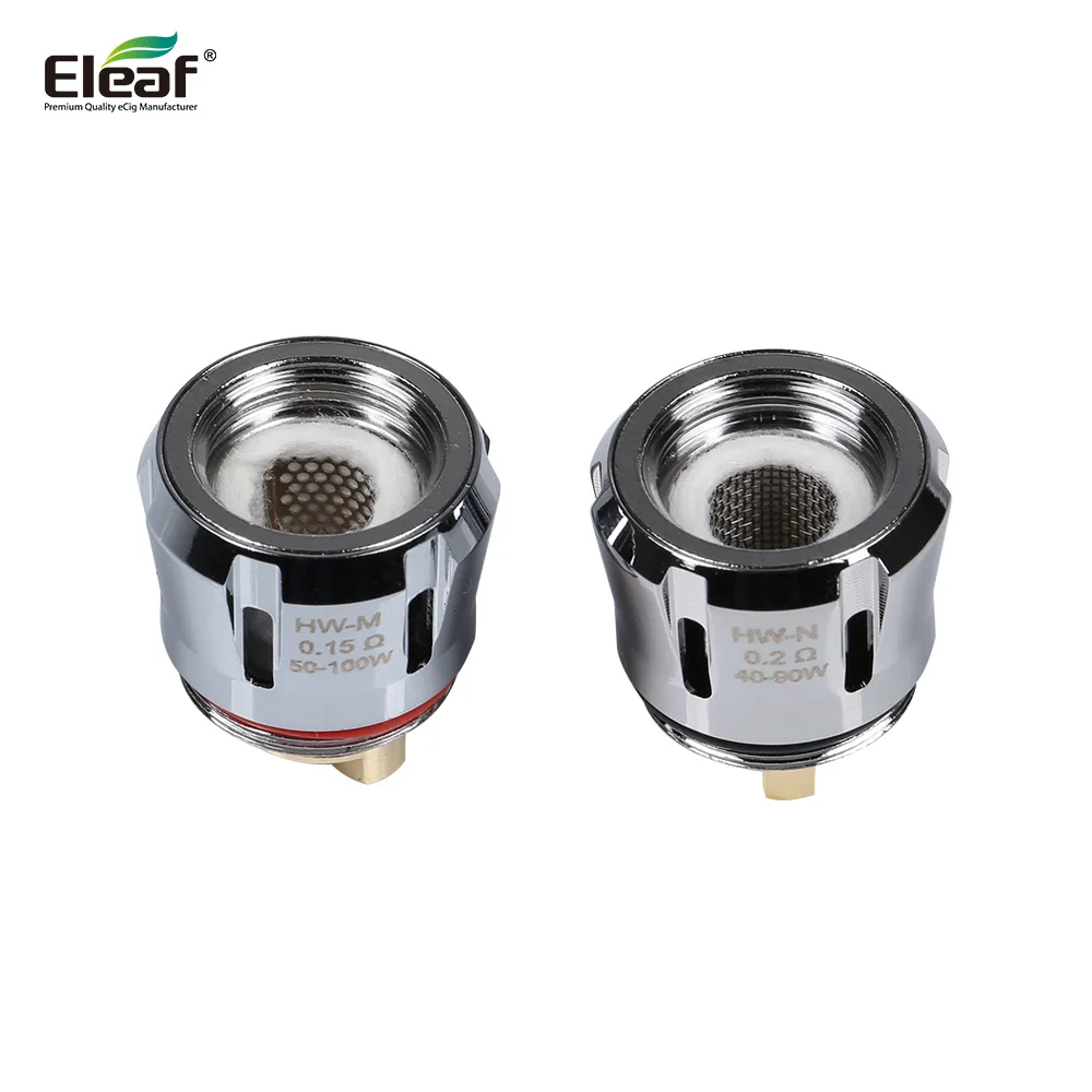 Оригинальные 5 шт./10 шт. Eleaf HW N 0.2ohm/HW M 0.15ohm катушки головы аксессуары для