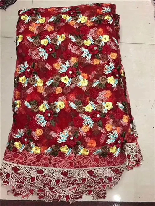 Нигерийское кружево последний фасон 2017 года африканские кружевные бусины