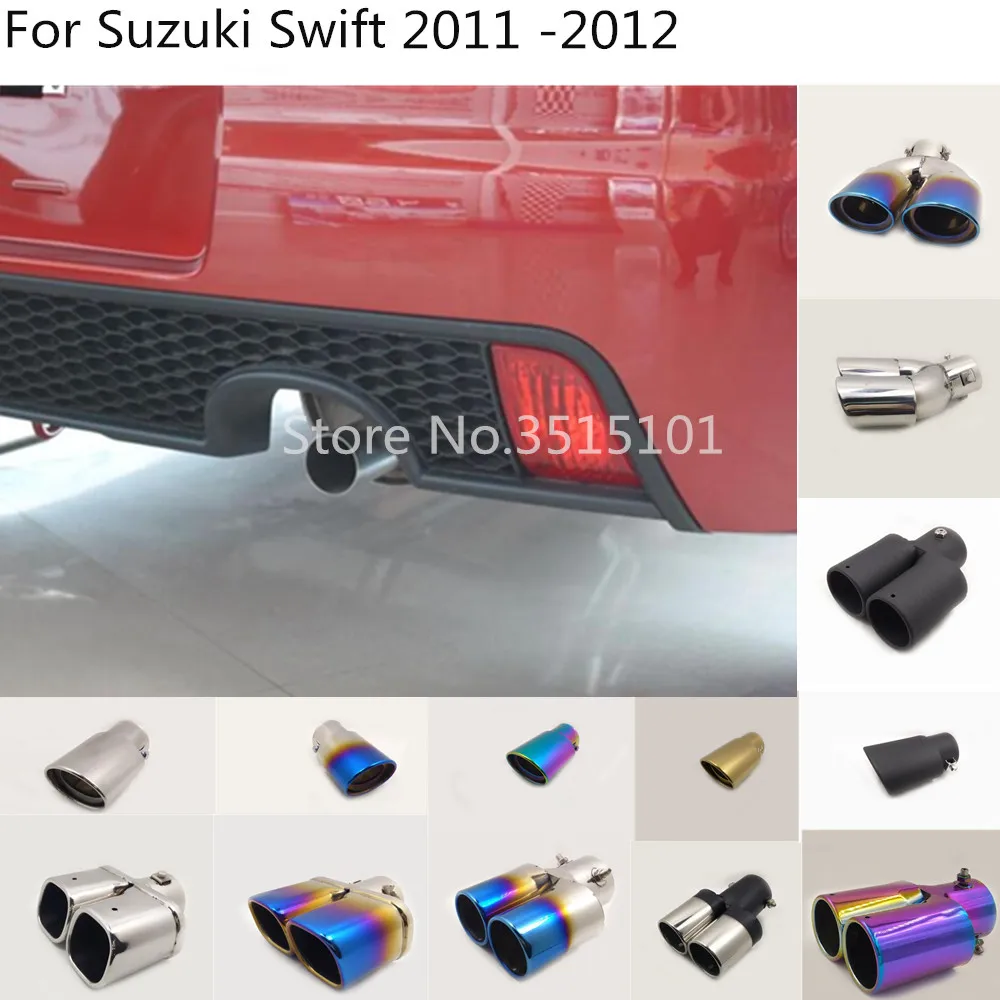 1 шт. глушитель из нержавеющей стали для Suzuki Swift 2011 2012 | Автомобили и мотоциклы