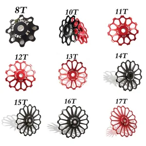 Велосипедный шкив заднего переключателя передач, керамический подшипник 8T 10T 11T 12T 13T 14T 15T 16T 17, роликовый натяжной механизм из сплава, детали для велосипеда