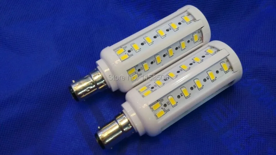 Горячая продажа!! 5 шт. 15 Вт B15 LED Кукуруза Лампочка 50 SMD Cree Чип СВЕТОДИОДНЫЙ