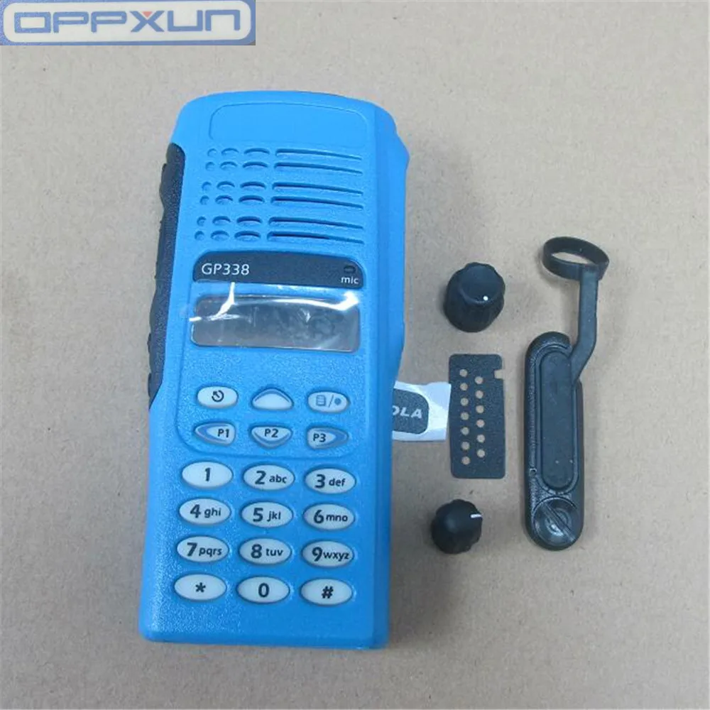 OPPXUN синий для переносного приемо-передатчика аксессуары чехол для Motorola GP338 GP380 PTX760 с подкладкой корпус для рации