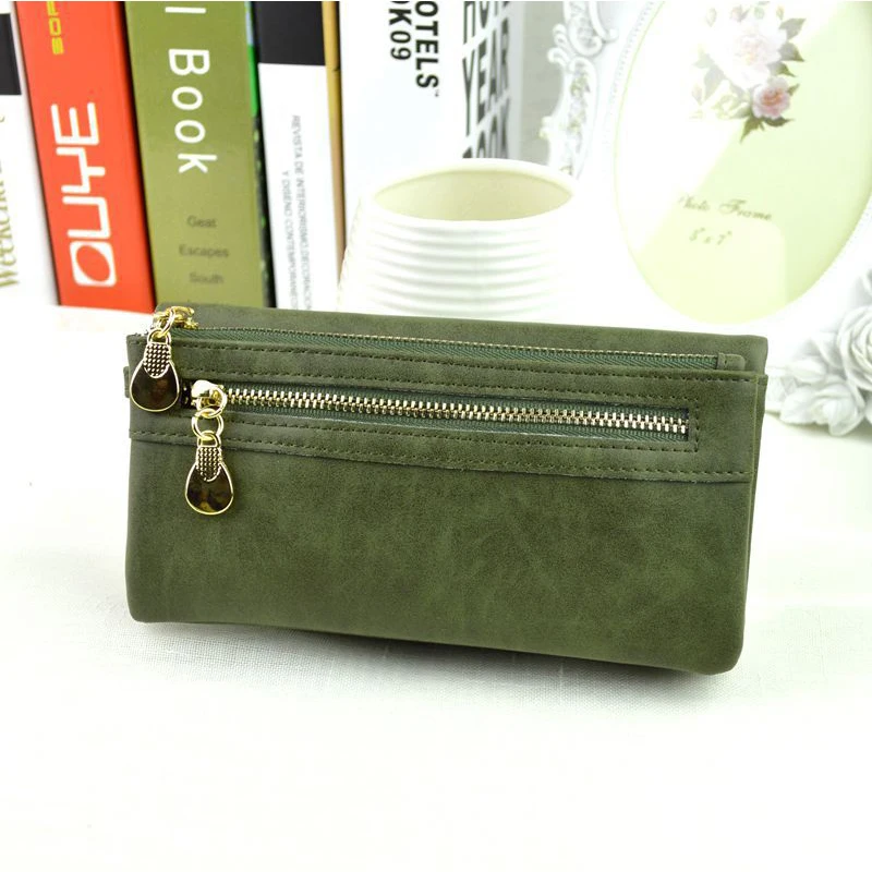 Новое поступление женский многофункциональный кошелек на молнии Большой
