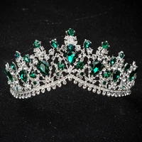 kmvexo european design crystal big princess queen crowns marriage bridal wedding hair accessories jewelry bride tiaras headbands