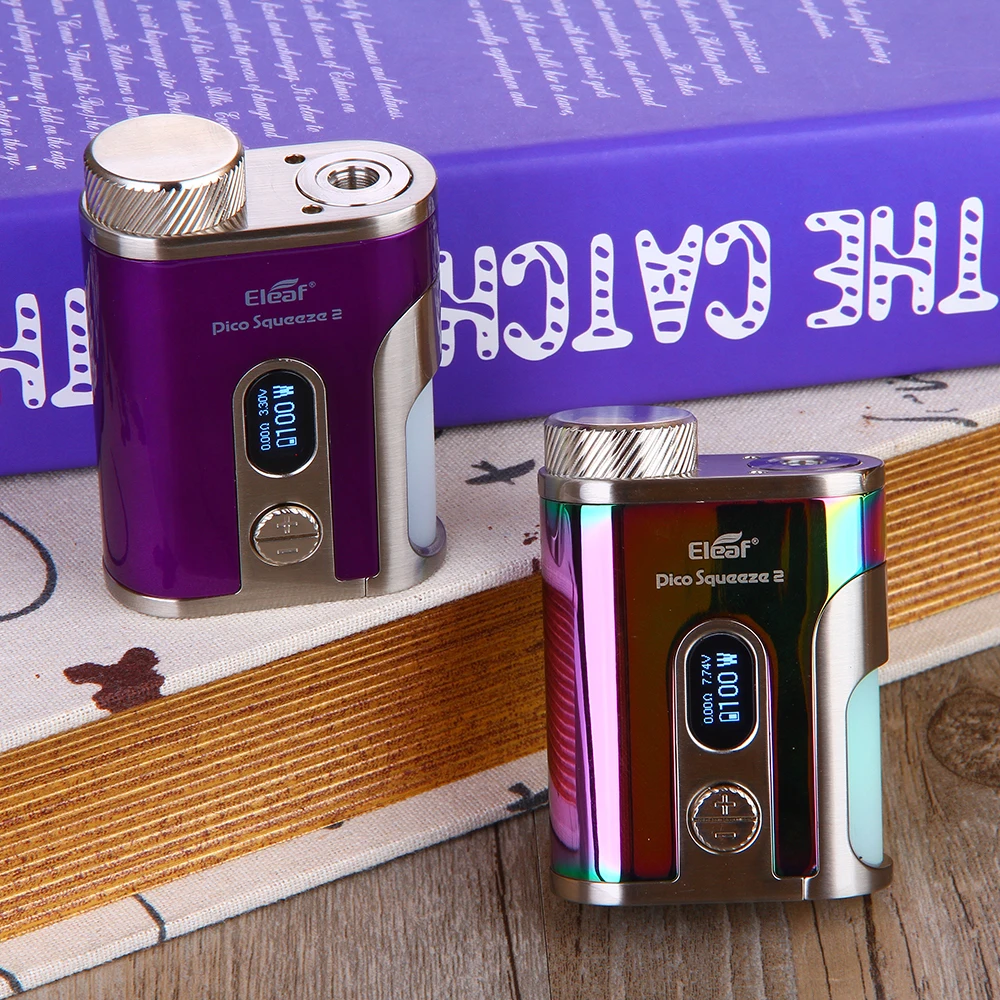 Оригинальный мод Eleaf IStick Pico Squeeze 2 макс. Выход 100 Вт с бутылкой 8 мл без батареи