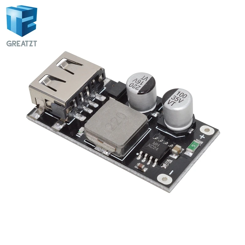 MH KC24 QC3.0 QC2.0 USB DC понижающий преобразователь для зарядки модуль 6 32 в 9 12 В 24 Быстрого