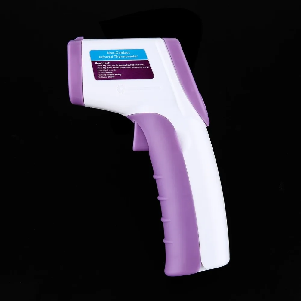 Digital-tool Digital Thermometer Red Laser Infrared Thermometer Non-Contact IR Pyrometer LCD Temperature Gun Back Light