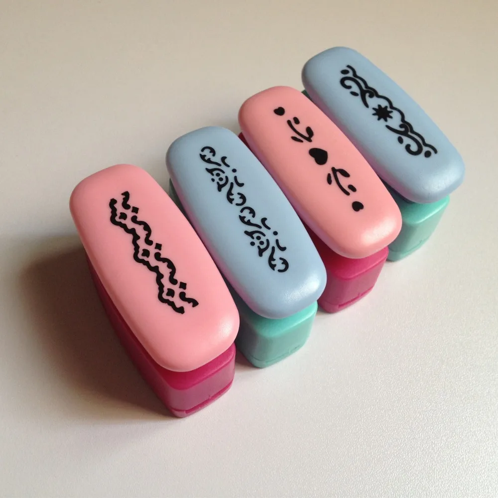 4 Бумага Дырокол Craft резак Дети Tool записки Перфорация звезда сердце бабочка