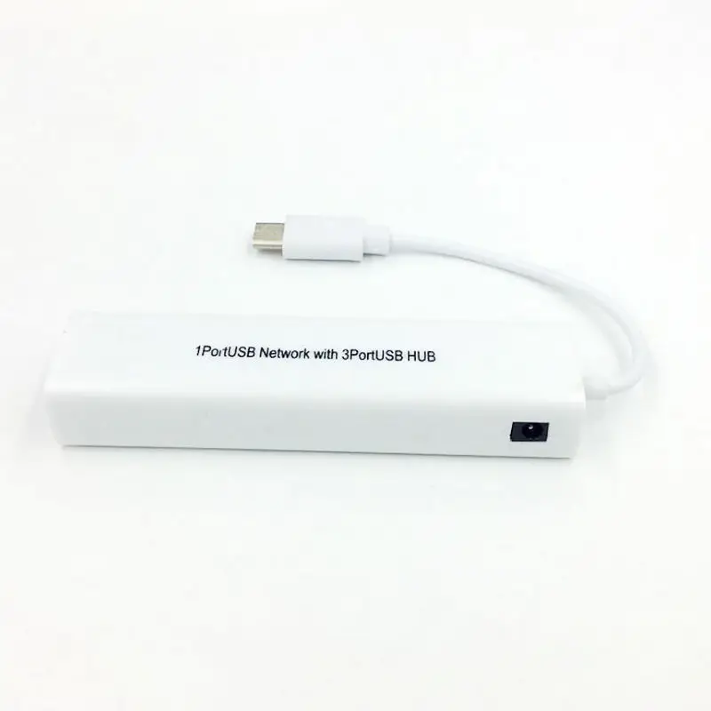 USB 3,1 type C USB-C, 3 порта, концентратор rj45, Ethernet, сетевой адаптер LAN, адаптер, кабель для Macbook и Chromebook