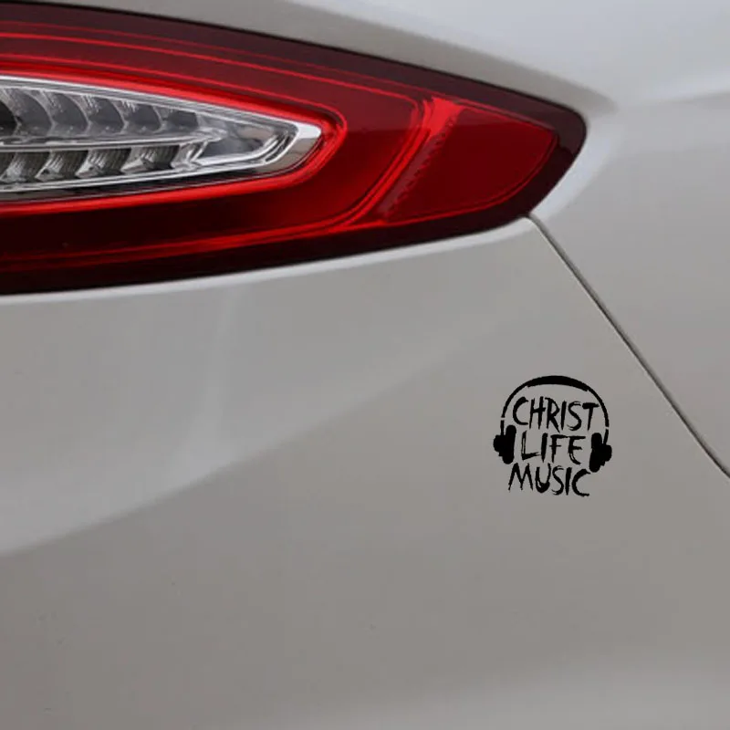 YJZT 15 1 см * 3 Христа LIFE музыка автомобиля Стикеры виниловые наклейки в виде